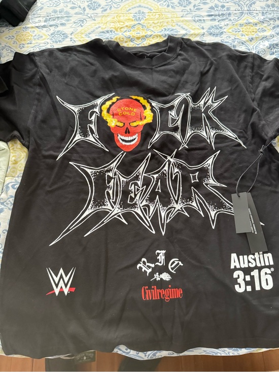 Civil Regime Other - Civil Regime WWE Stone Cold Black Men’s T Shirt